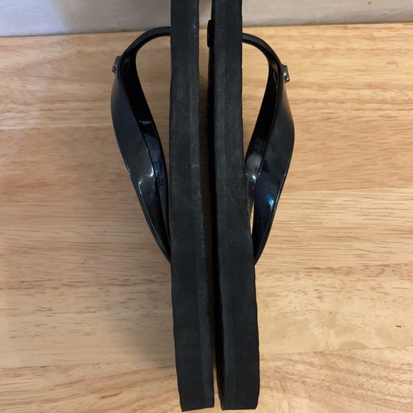 Coach Abbigail Black Women's TurnLock Logo Flip-Flop - Picture 5 of 8